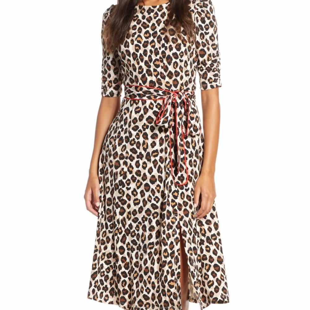 Eliza J leopard dress